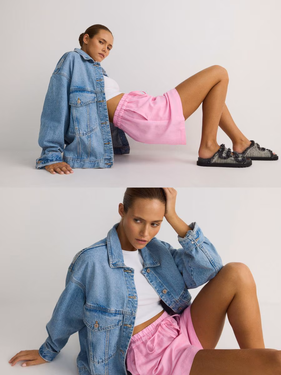 Linen Blend Shorts