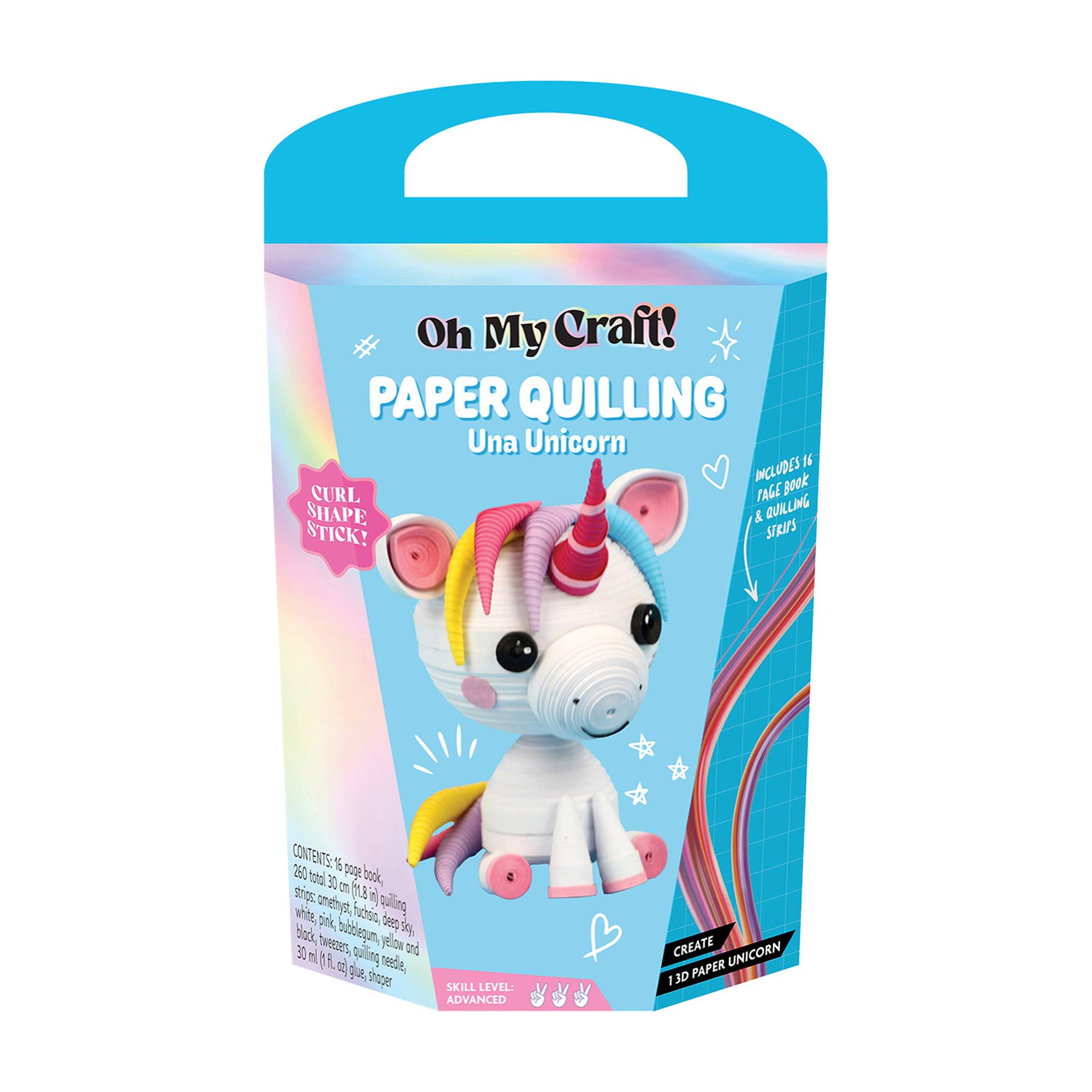Oh My Craft! Paper Quilling Una Unicorn Kit