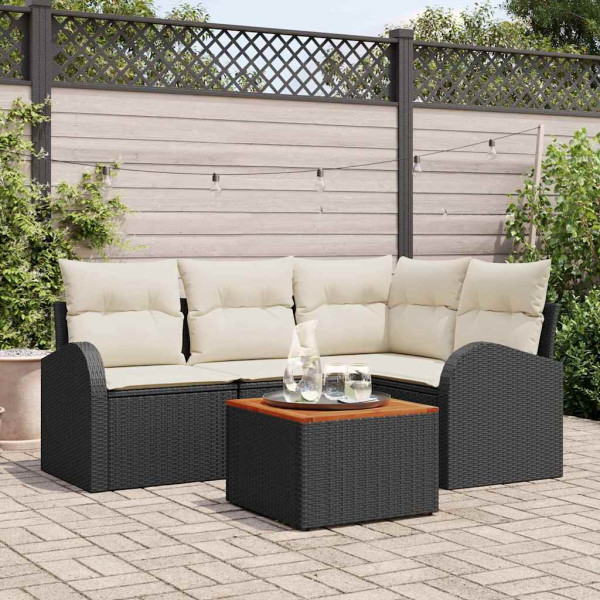 Zestaw Mebli Ogrodowych Wypoczynkowy Sofy Stolik Rattan Na Patio Na Taras