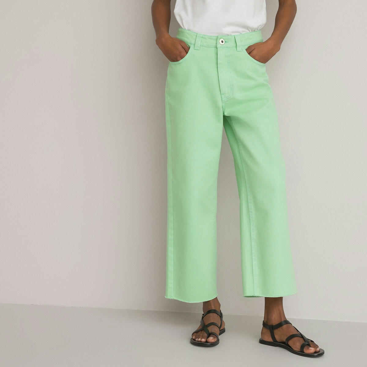 Pantalon mom, taille standard
