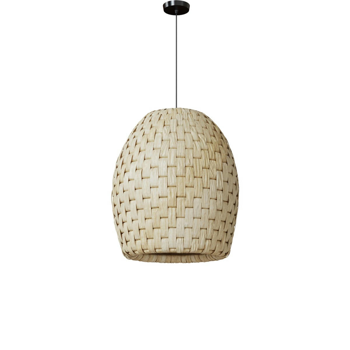 KETUT - Abat-jour pour suspension en feuille de bananier D40 cm