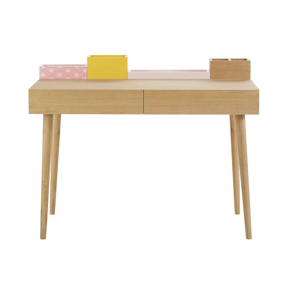 Lea - Bureau vintage enfant 2 tiroirs