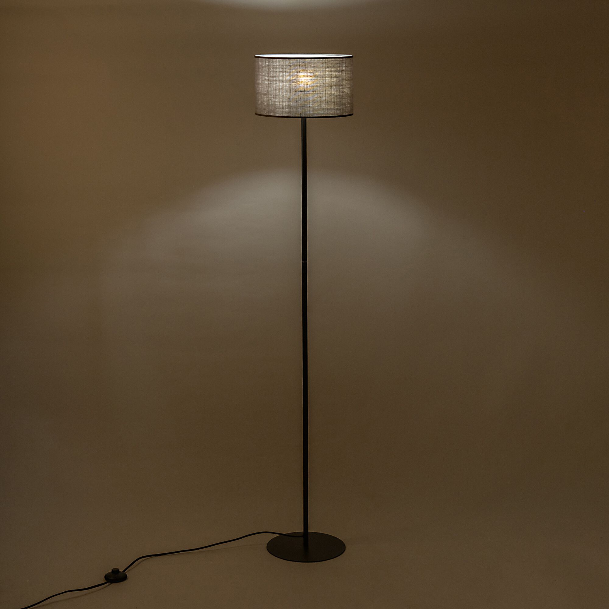 NANS - Lampadaire en métal - gris restanque D30cm