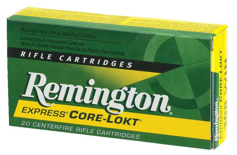 Remington 308 Caliber Win 180 Grain Soft Point Cartridges