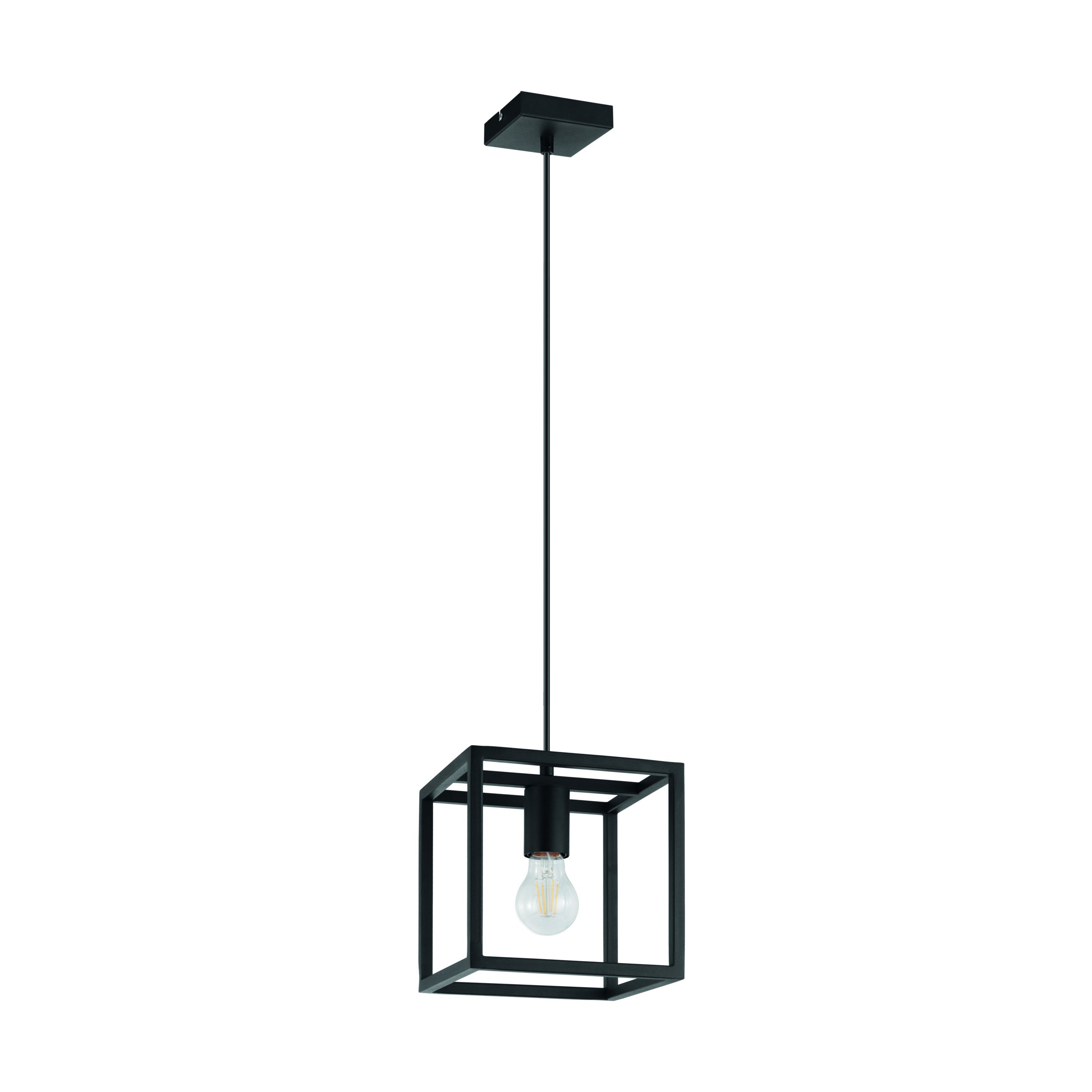 EGLO hanglamp Eldrick - e27(excl.) - 1 lichts - 20cm - metaal - zwart