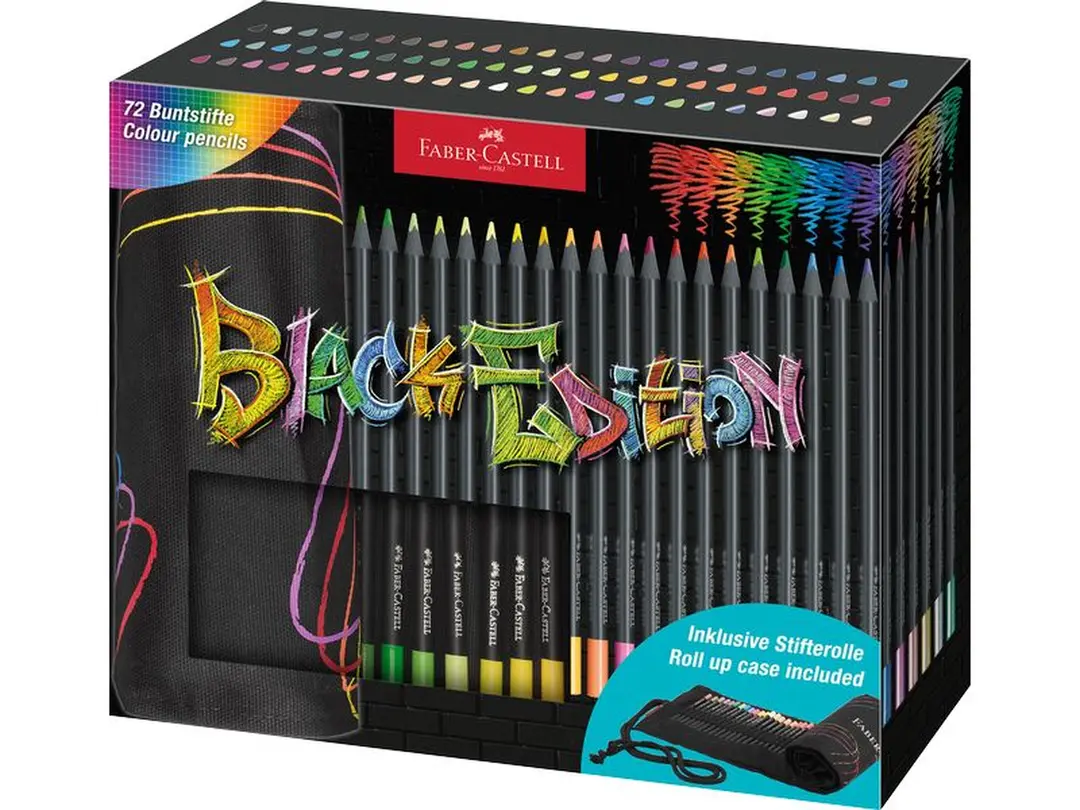 Farbstift-Set 72er-Set Black Edition