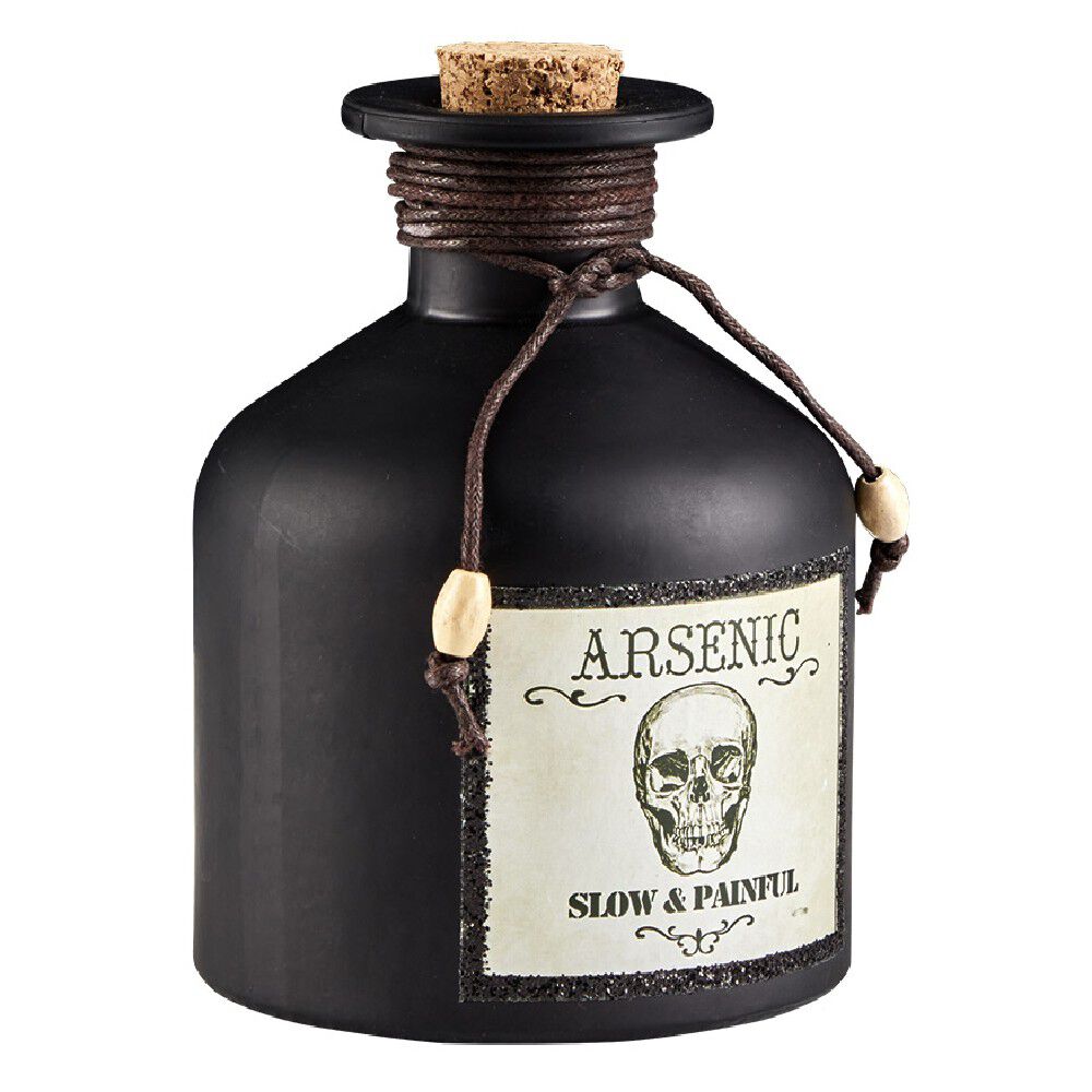 Bouteille de poison Arsenic décoration Halloween