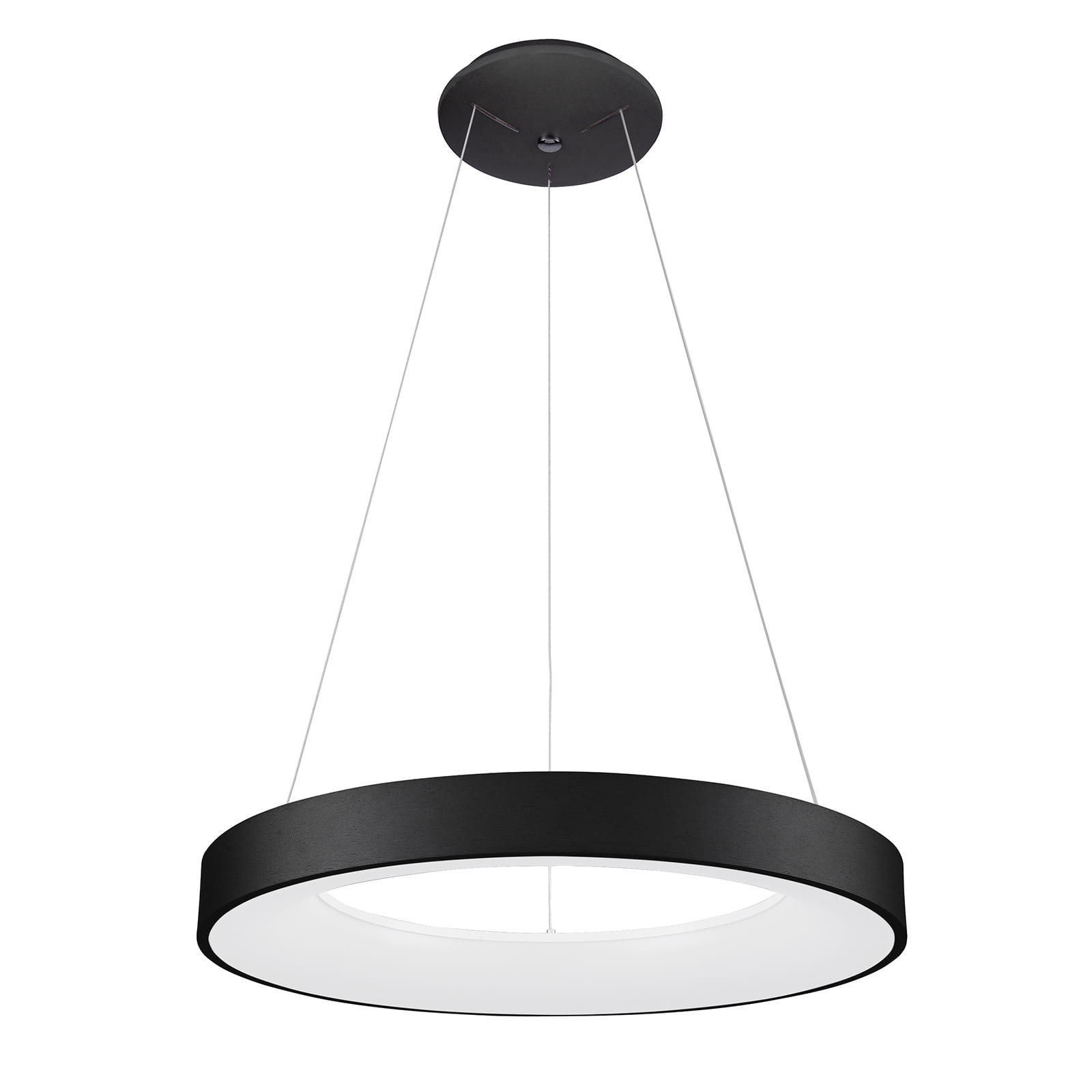 Lampa wisząca Giulia czarno-biała LED 1x50W Ciepła biel 2750lm Italux