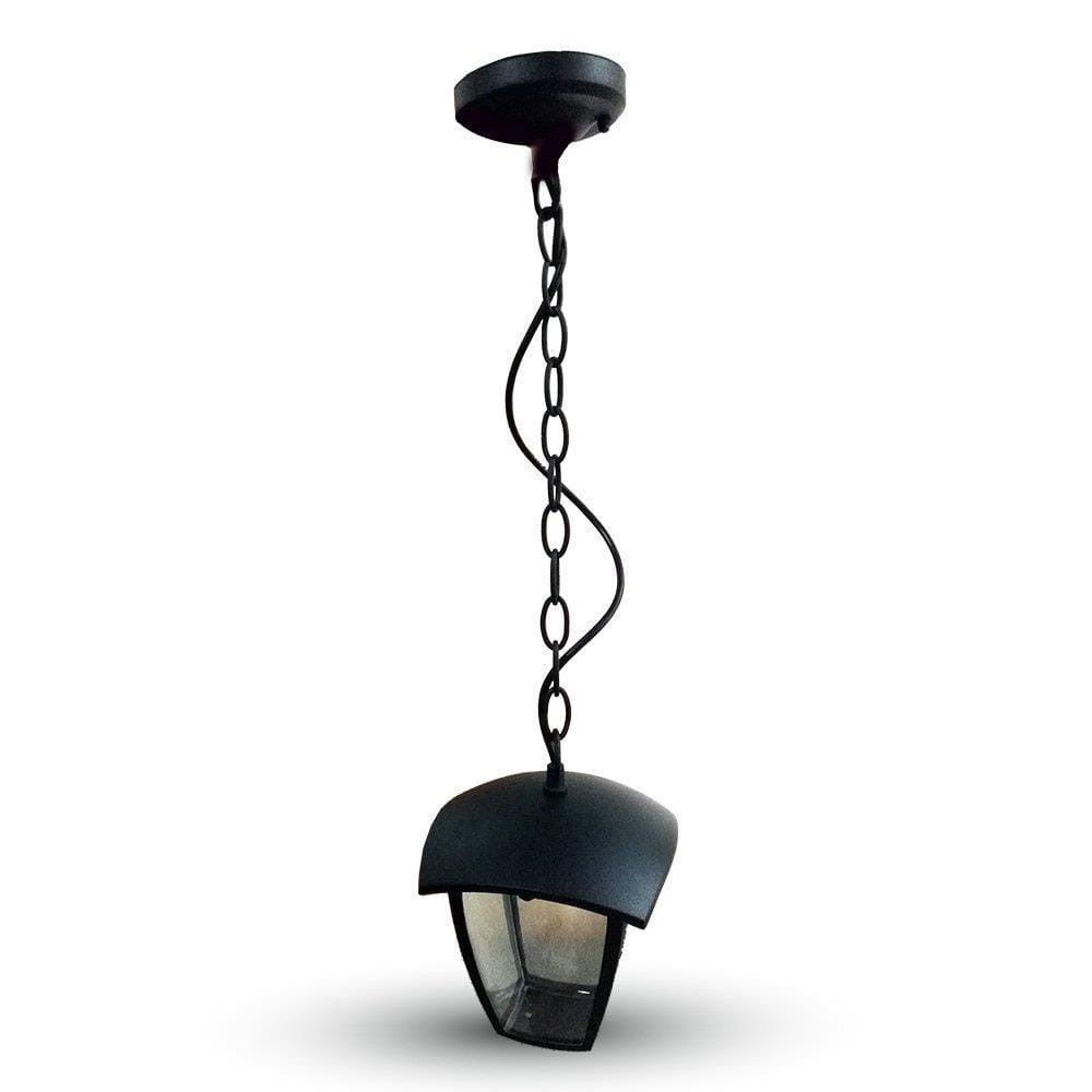 Lampa sufitowa zewnętrzna 735 czarna 1 x E27 x 60W IP44 V-TAC