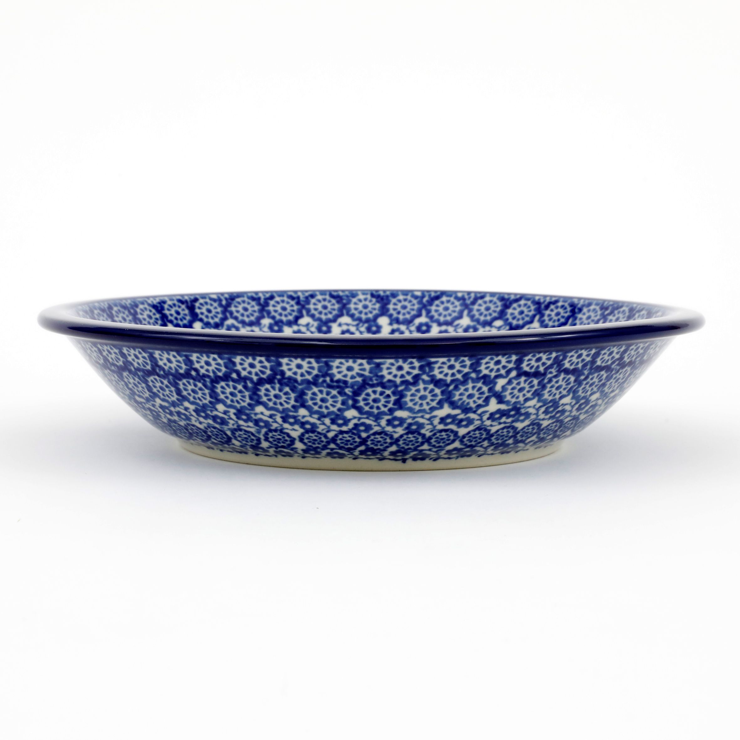 Talerz ceramiczny, głęboki 026 21,5 cm2615X Kobaltowa koronka