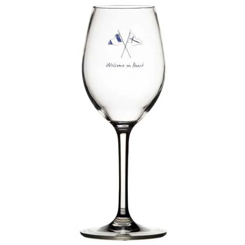 Marine Business Welcome On Board Tritan Wine Cup 325ml 6 units