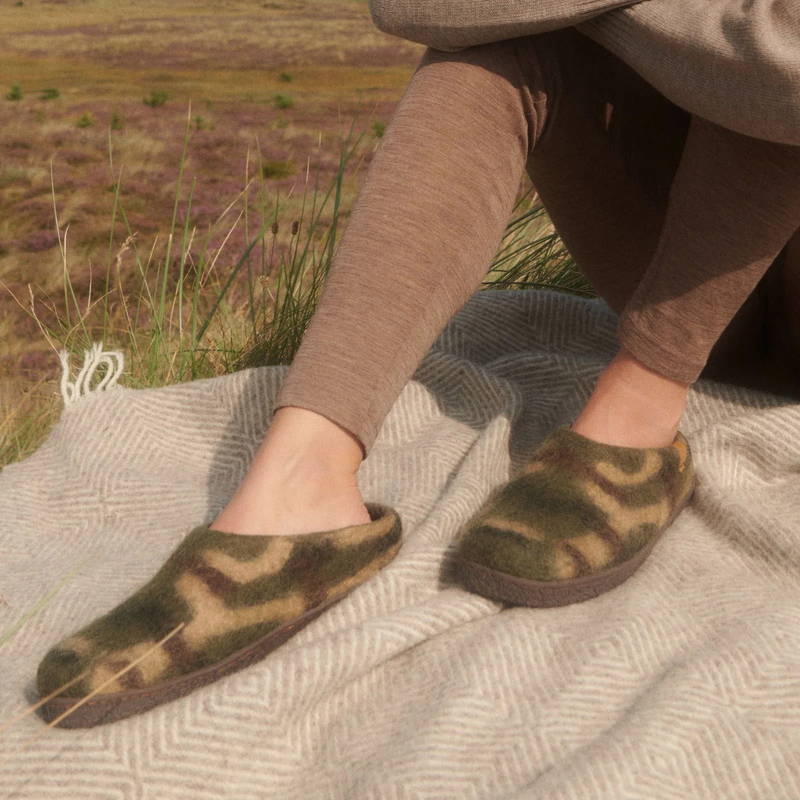 WOOL MAKALU - MIX OLIVE