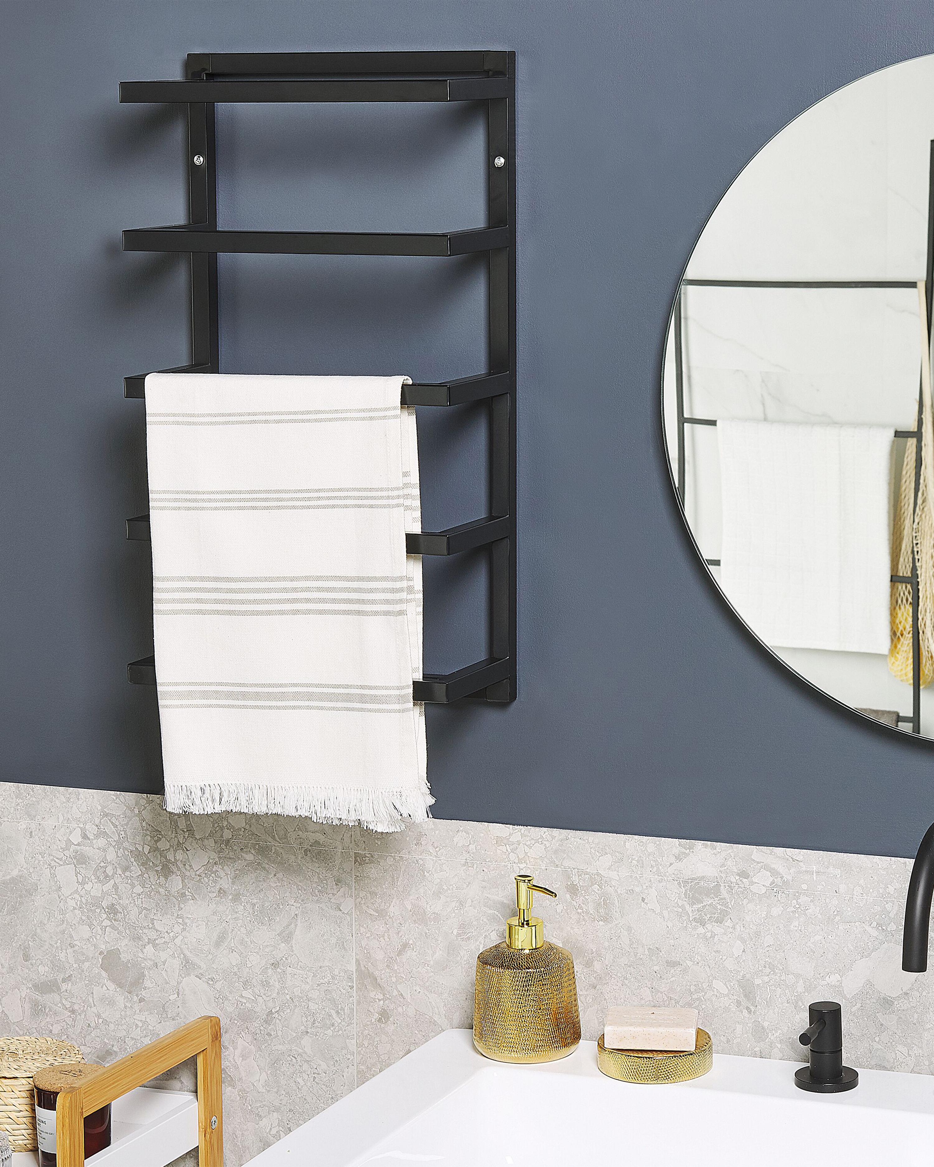Towel Rack CINTRA Metal Black