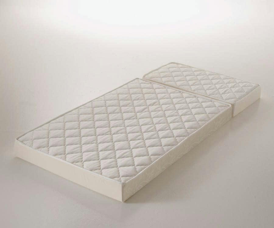 EVOLUTIF - Matelas évolutif bio coton 2 blocs mousse 90x190