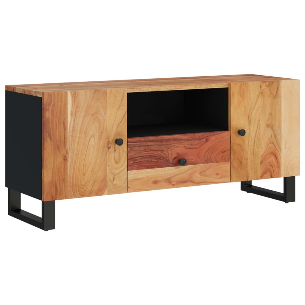 Szafka Pod Telewizor Stolik Półka Szafka RTV Brązowa 105x33.5x46 cm