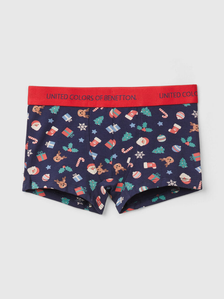 Boxers with Christmas print