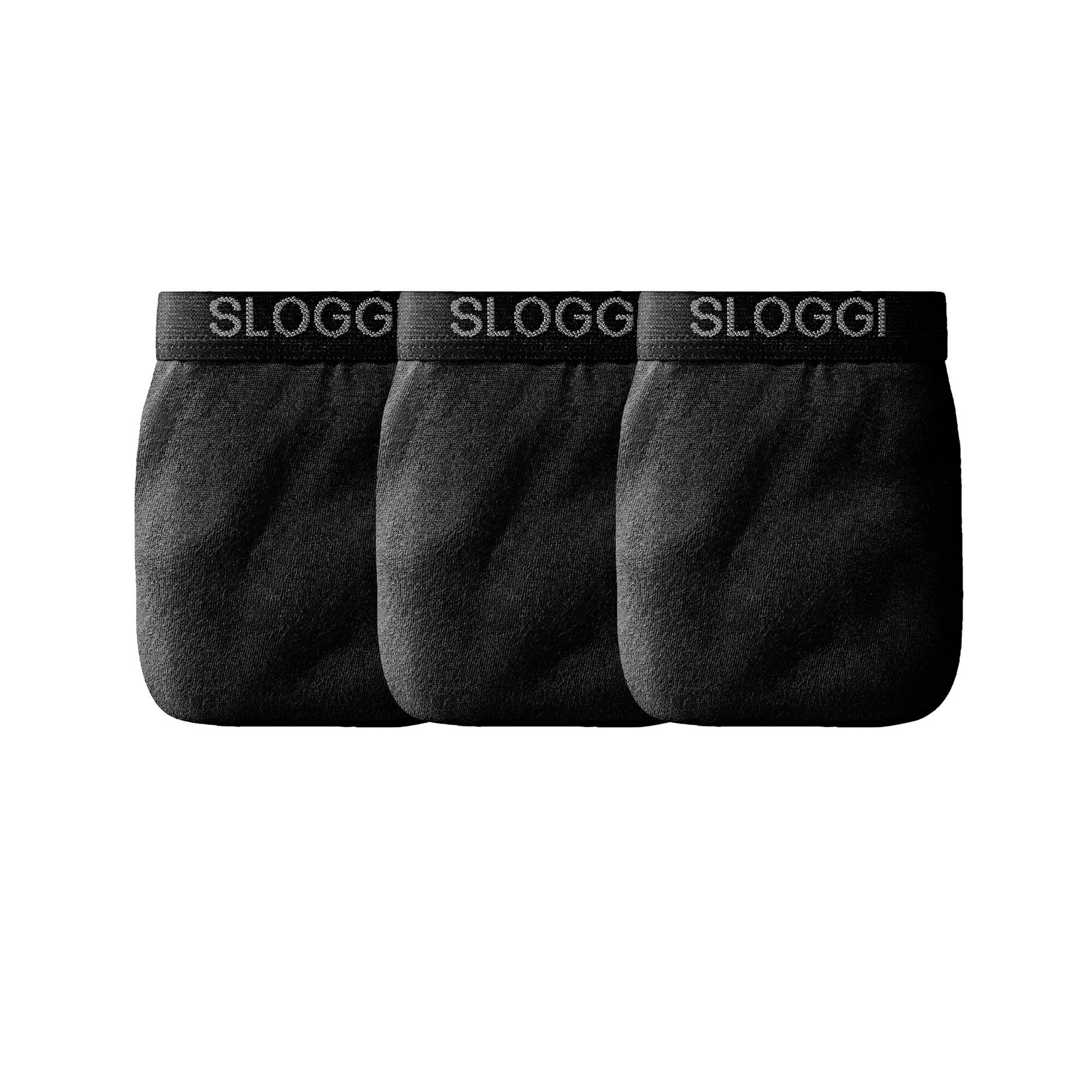Slip fermé forme midi - lot de 3