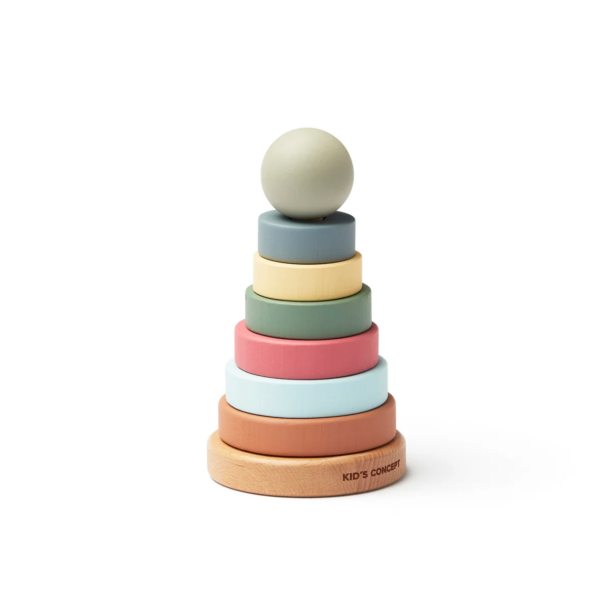 Kids Concept - Edvin Stapelringe, bunt (7er-Set)