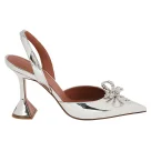 Amina Muaddi Rosie Bow-decorated pointed toe high heels