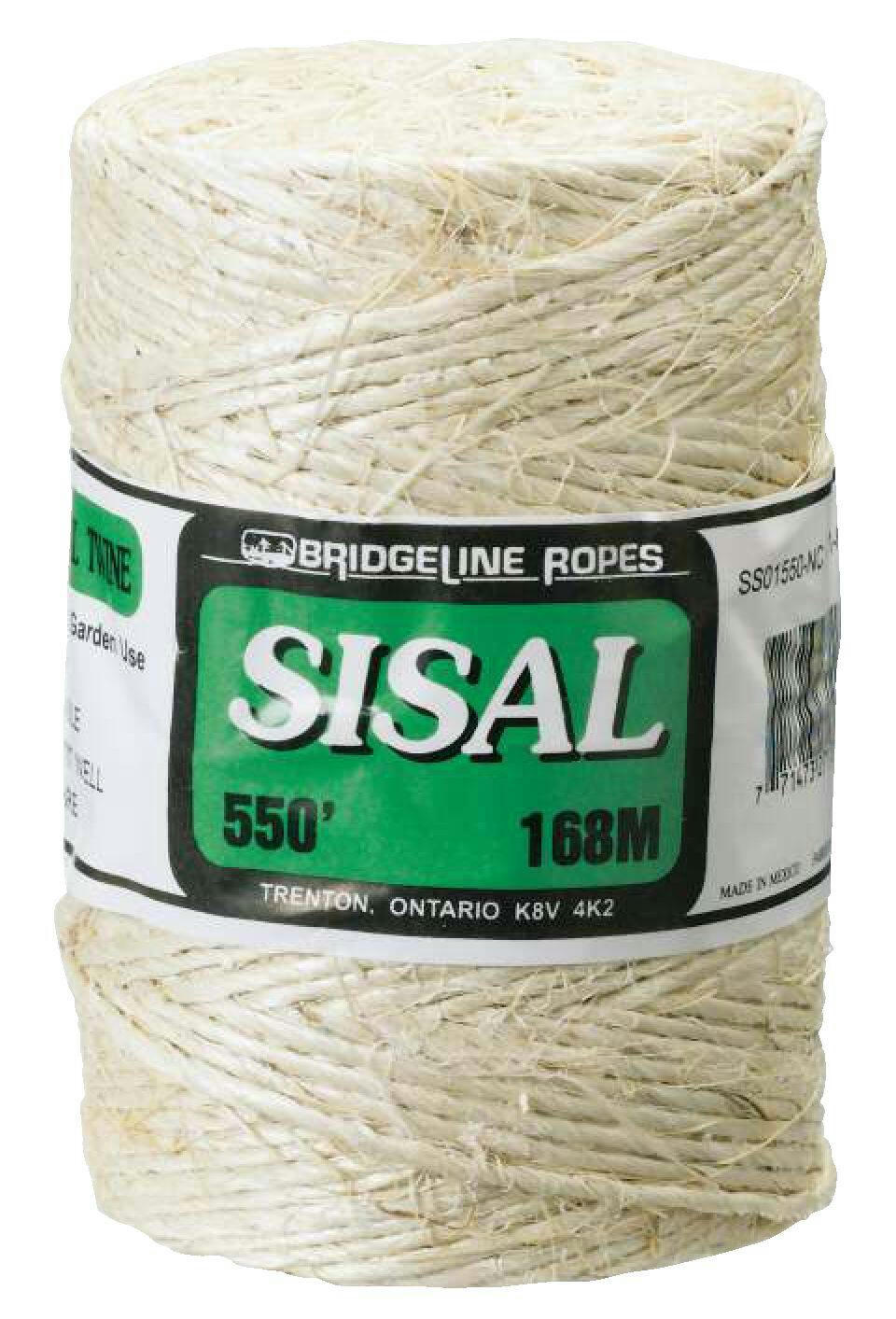 KingCord Multi-Purpose Sisal Twine, 525-ft