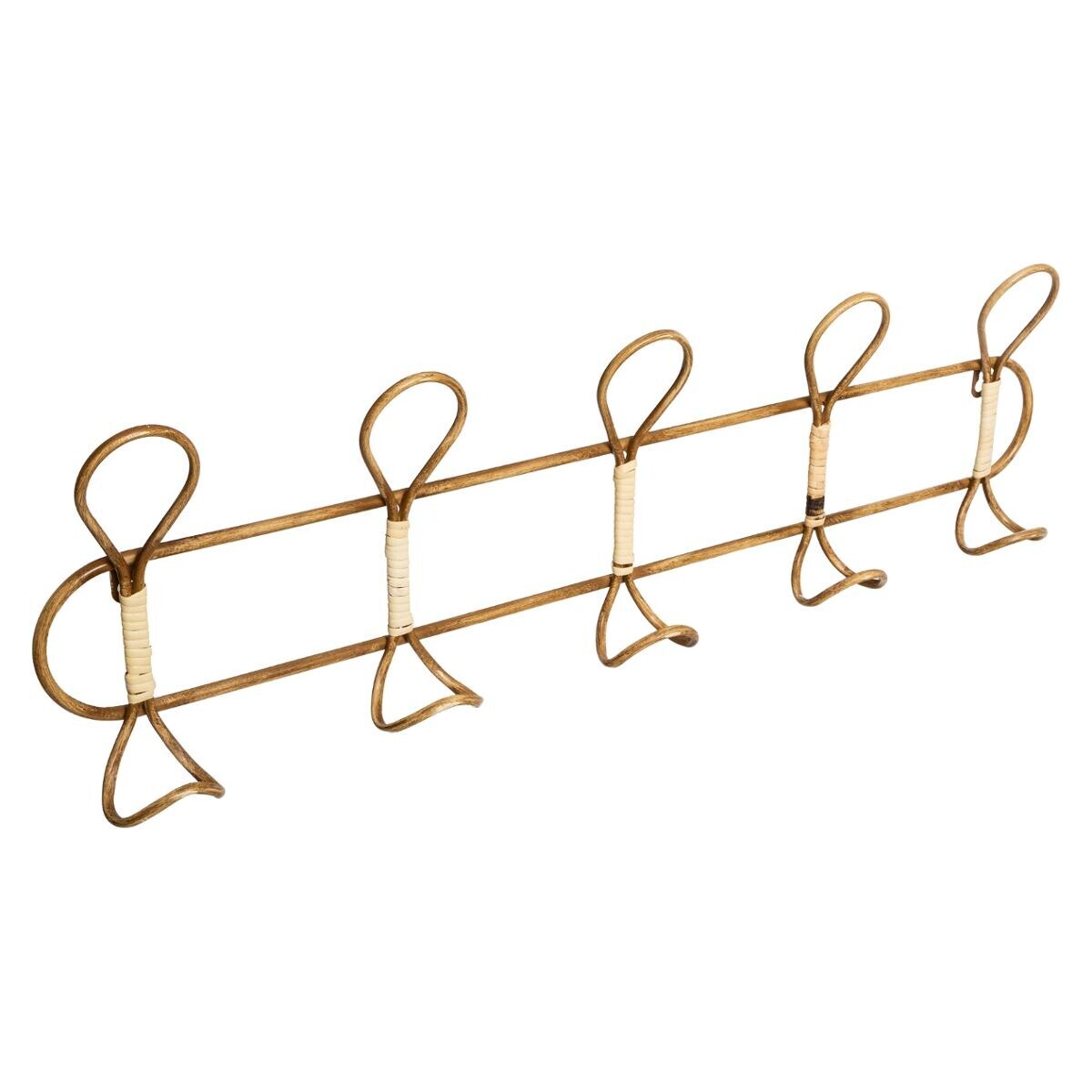 Coat hook, metal "Ryan" Gold, 5 hooks