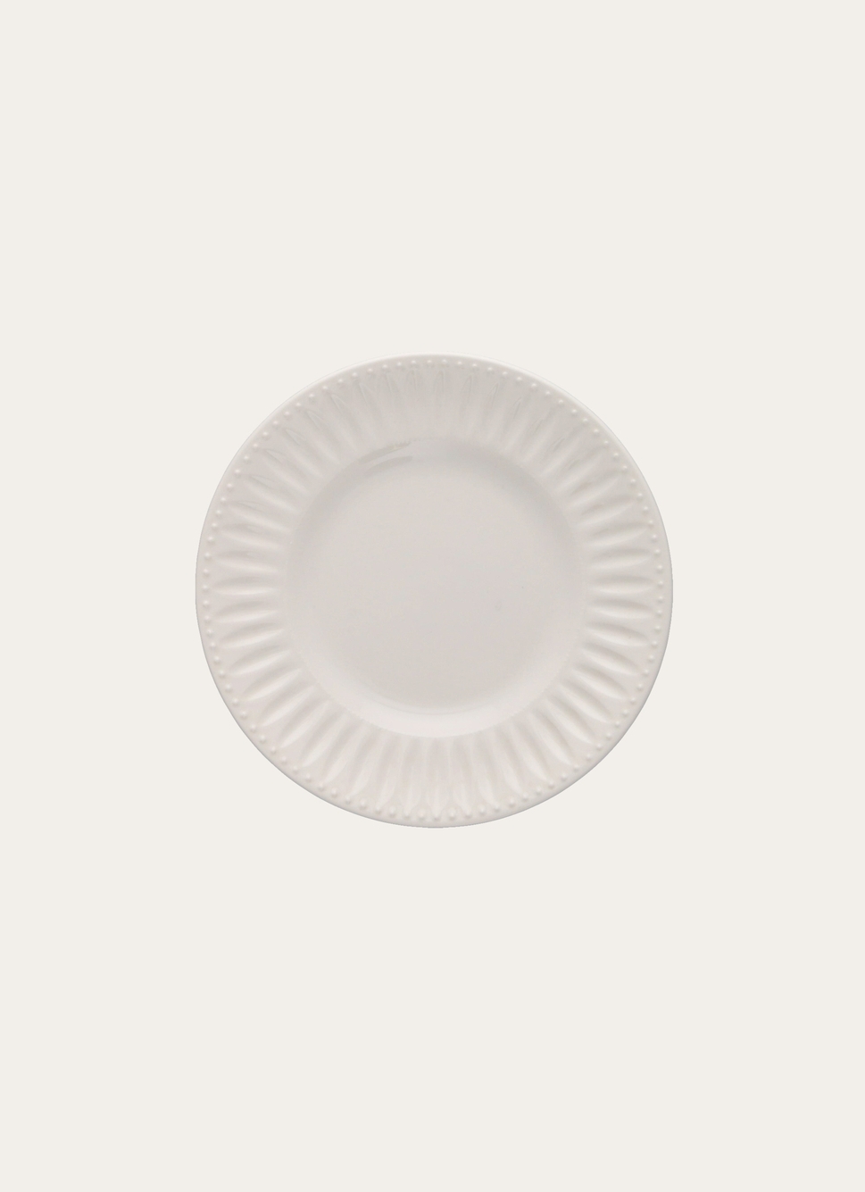 ASSIETTE à DESSERT EN FAÏENCEIVOIRE