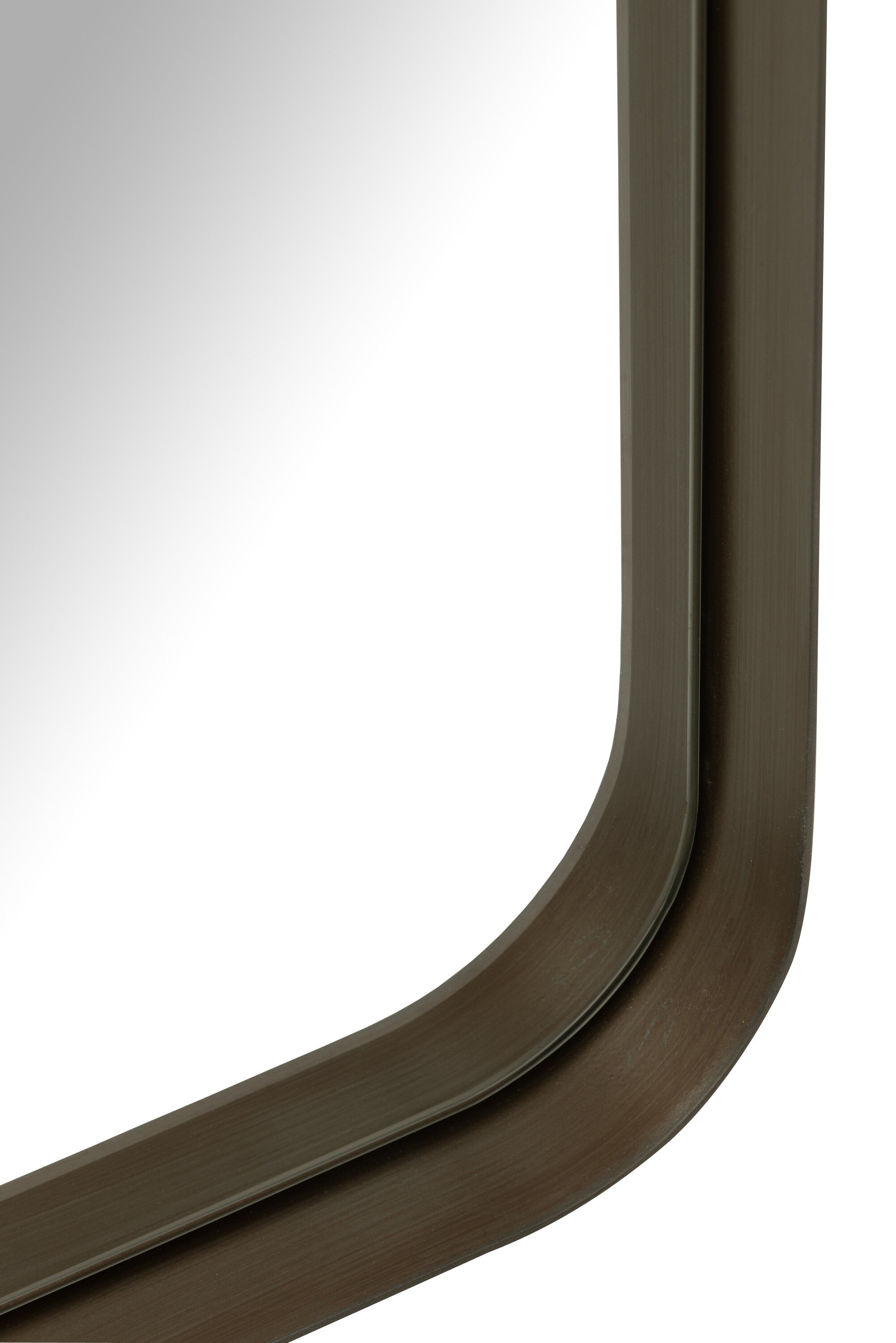 J-Line spiegel Markus - metaal glas - zwart - large - 180 x 80 cm