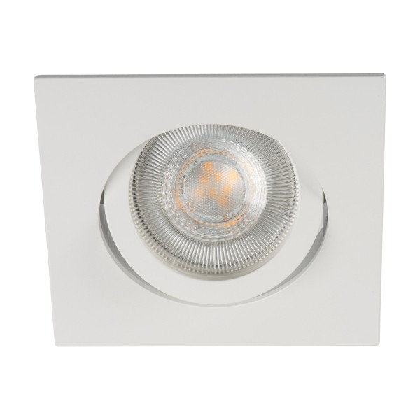 Oprawa wpuszczana oczko kwadratowa biała 8,2cm DALLA 1xGU10x10W IP20 Kanlux