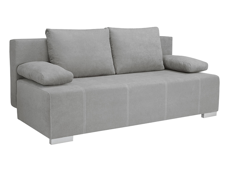 Sofa trzyosobowa Street IV LUX 3DL rozkładana z pojemnikiem szara