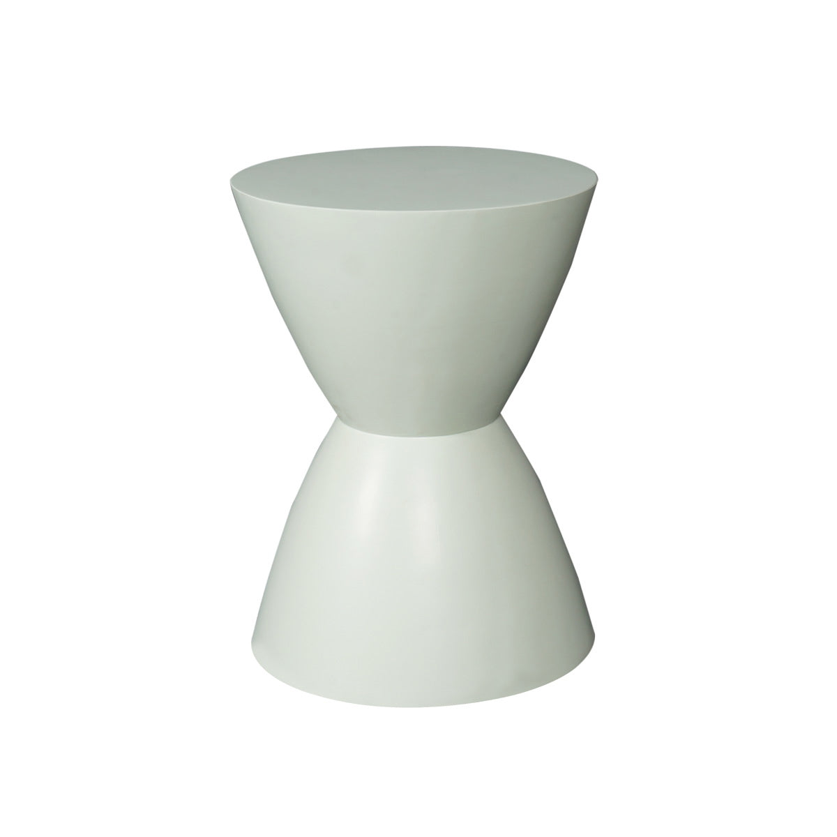 StarFurn Bijzettafel Abbey - Rond Groen Hout - 33x33x45cm