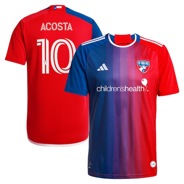 Luciano Acosta FC Dallas adidas 2024 After Burner Replica Player Jersey - Navy
