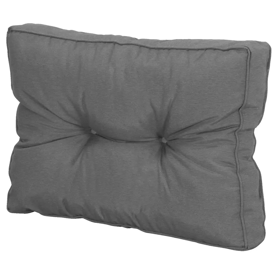 Loungekussen Florence rug - grijs - 60x43 cm