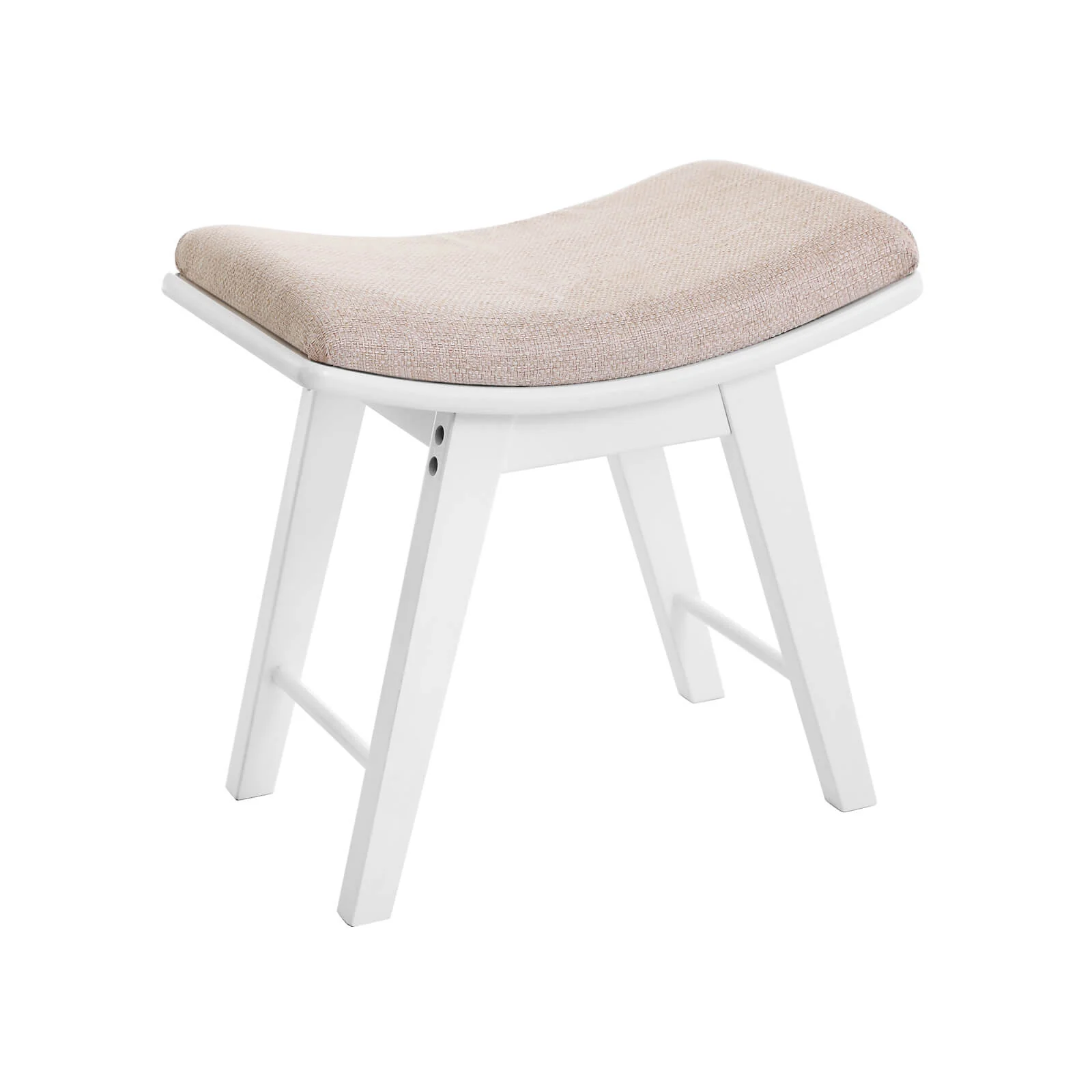 Tabouret de coiffeuse courbé