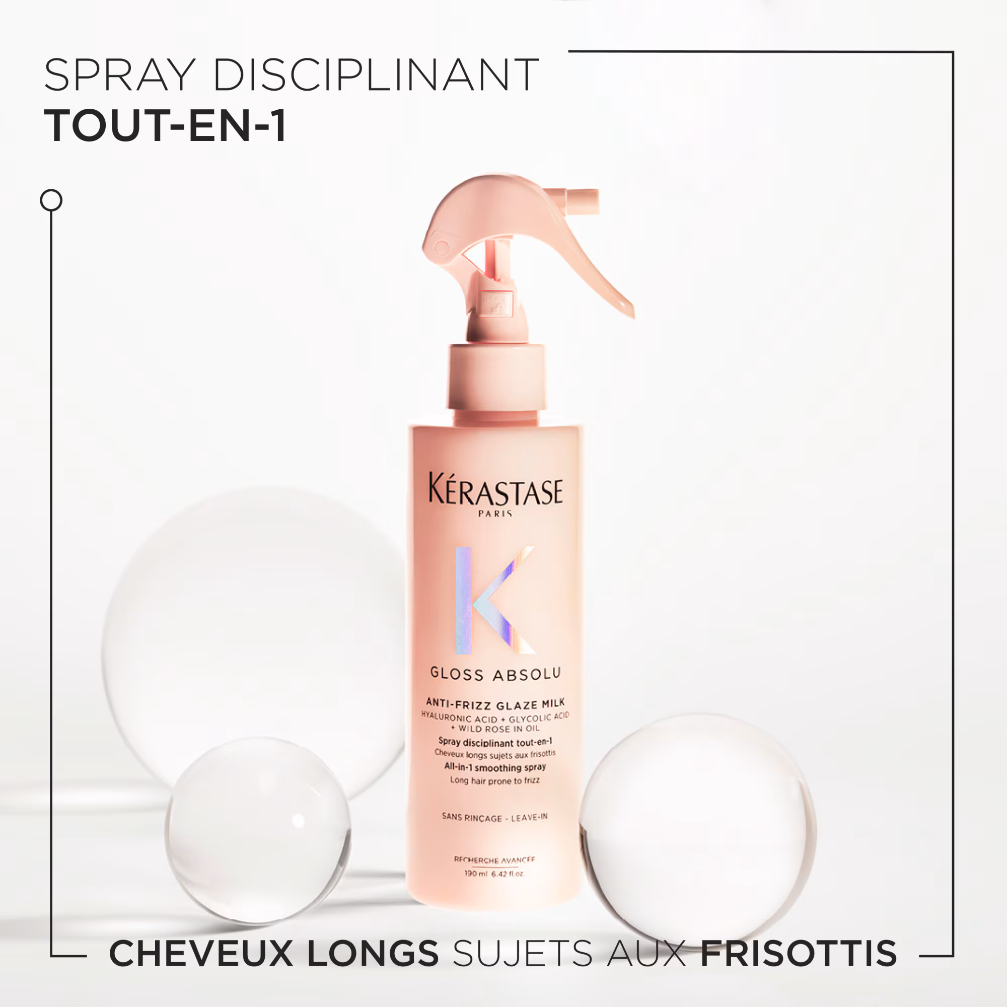 GLOSS ABSOLUSpray anti-frizz glaze milk