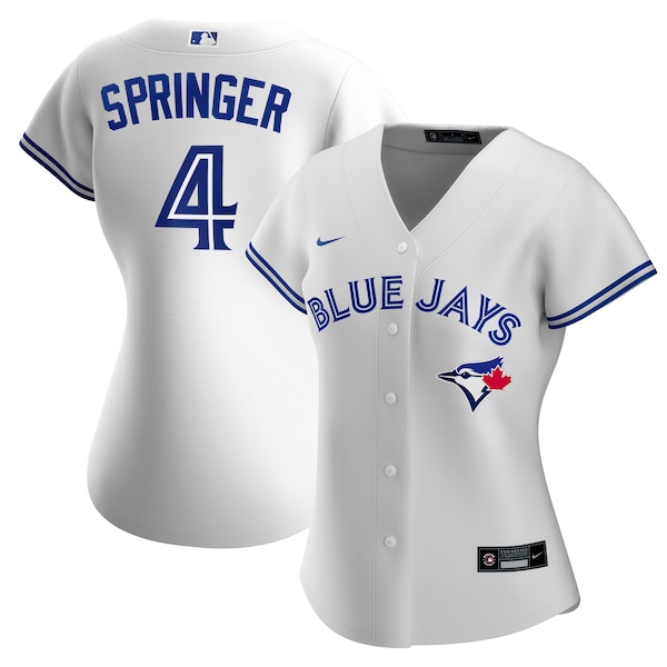 George Springer Toronto Blue Jays Nike Women's Home Replica Jersey - White