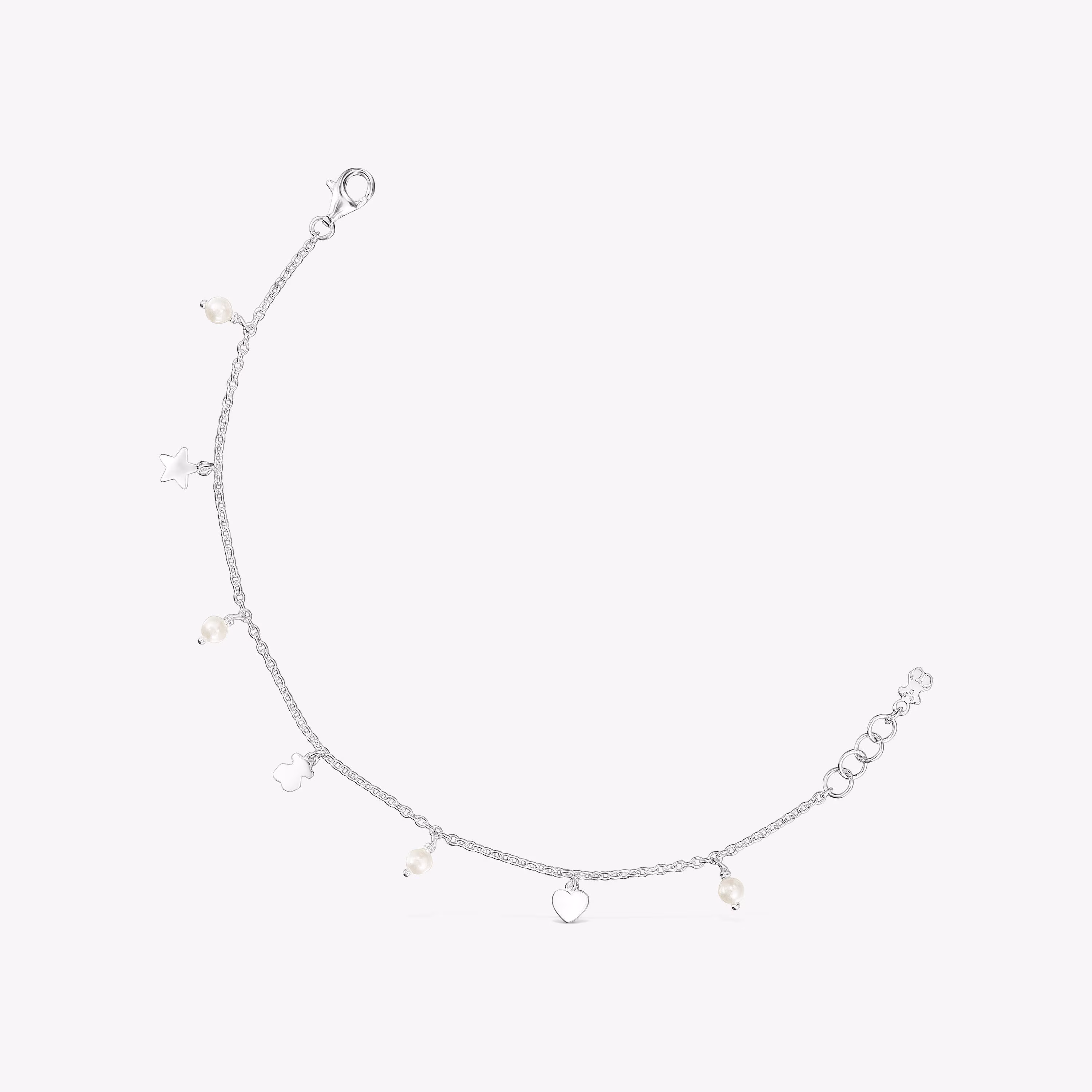 Pulsera de plata y perlas Cool Joy