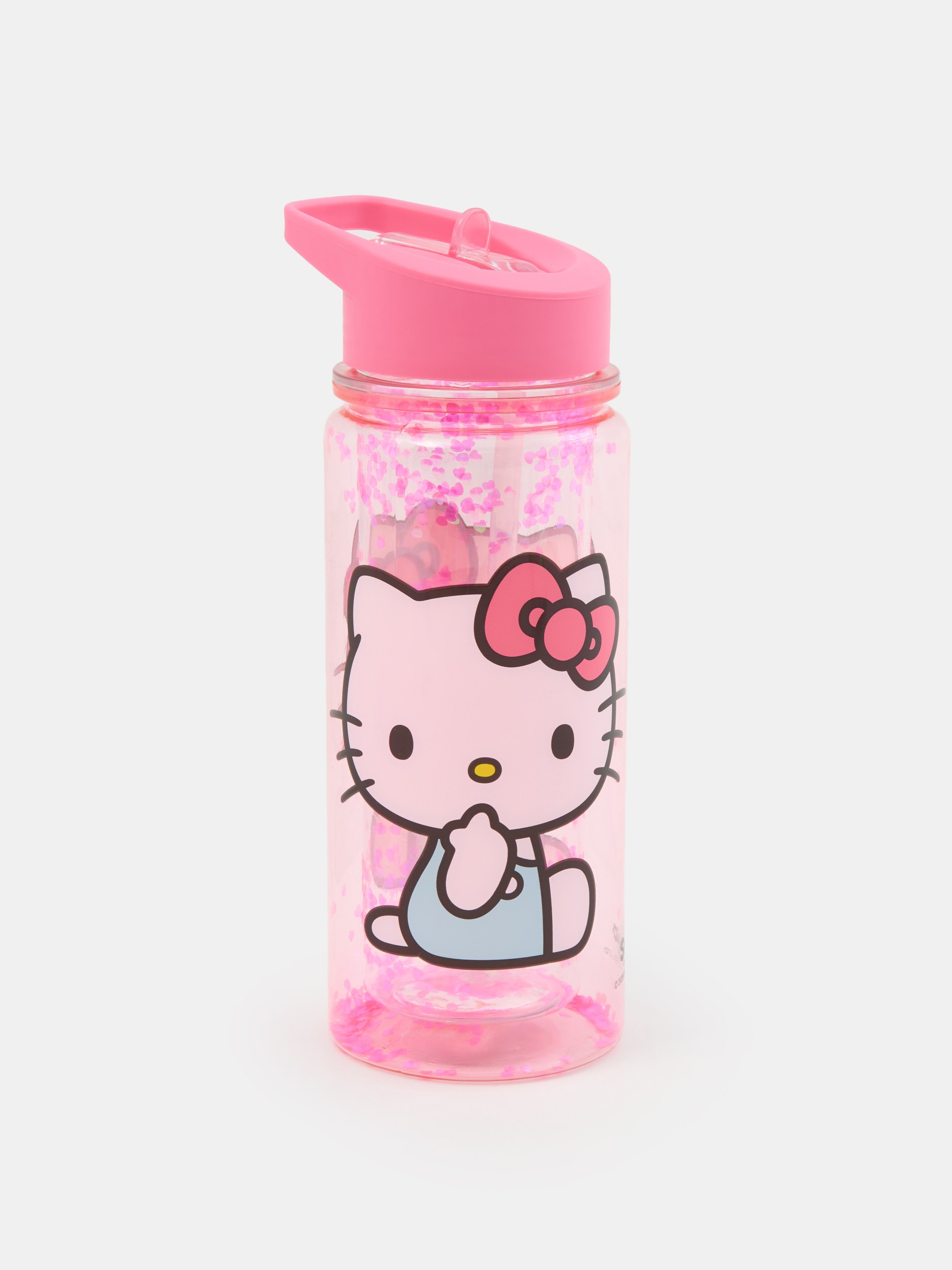 Bidon z uchwytem i słomką Hello Kitty