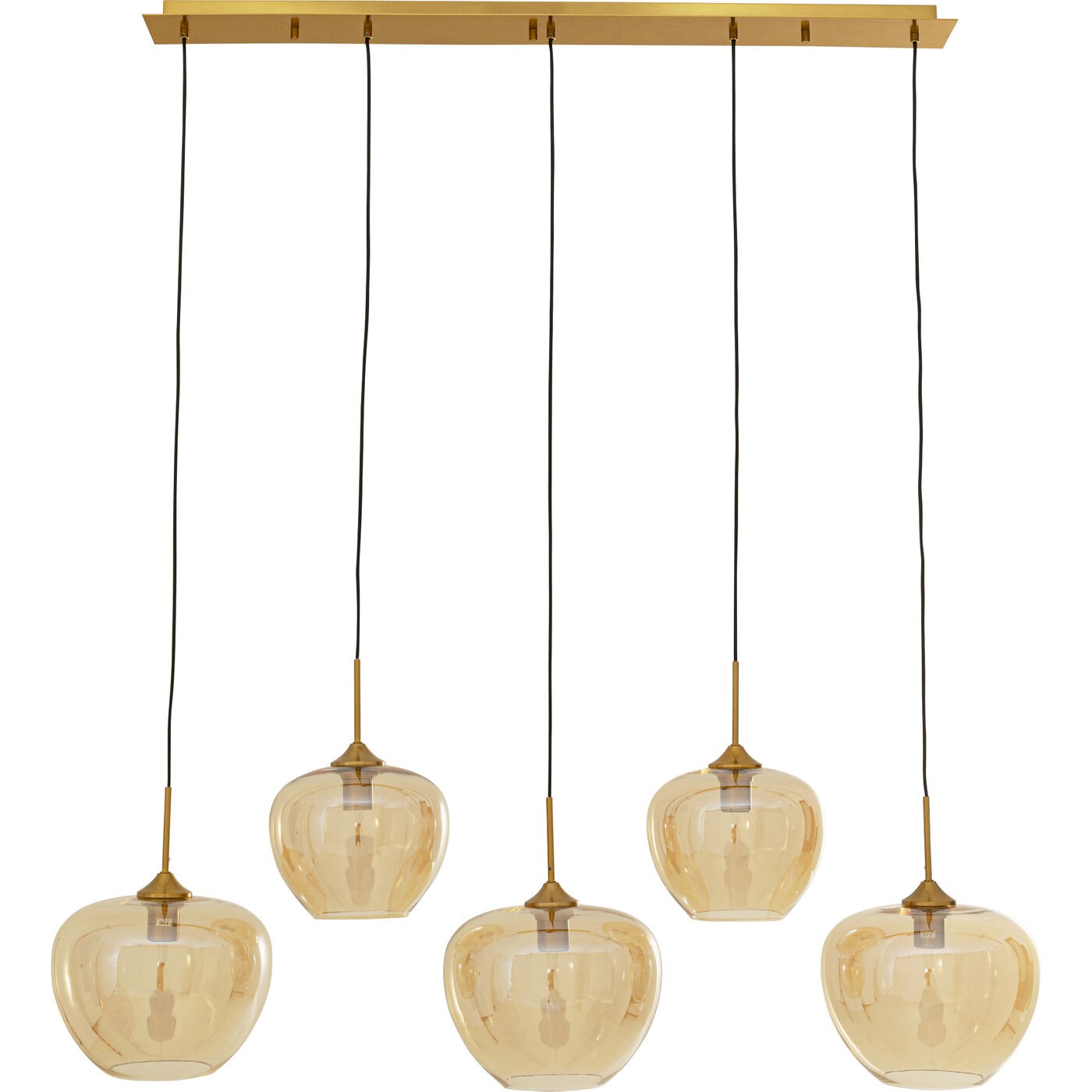 Kare Design Hanglamp Sphere 5 amber