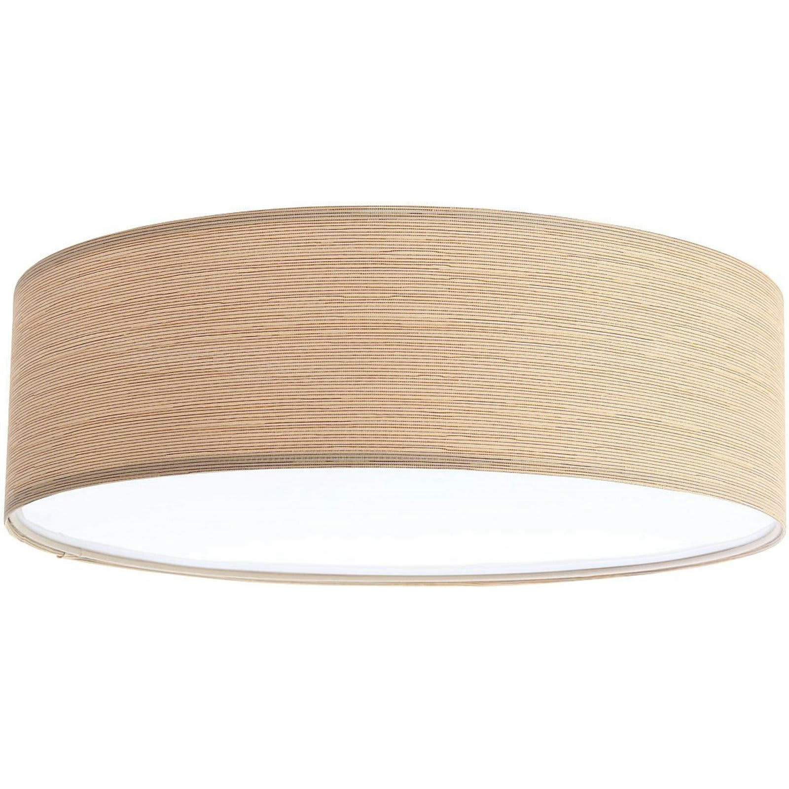 NATURAL - Plafonnier Tissu Bois clair