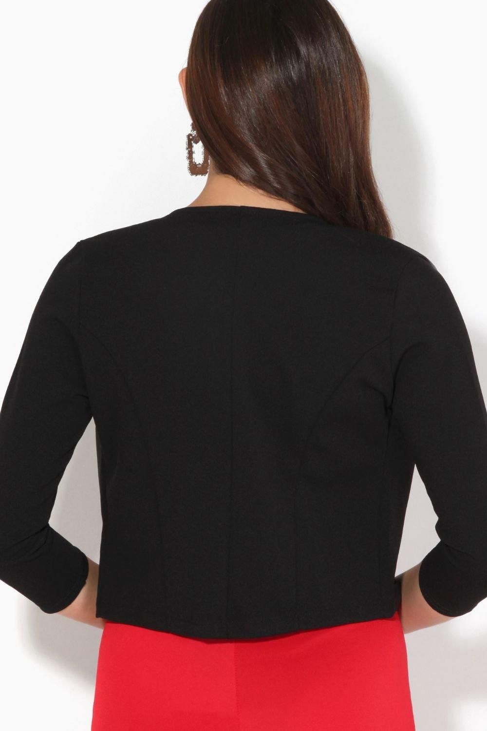 KRISP Cropped Open Shrug Jacket
