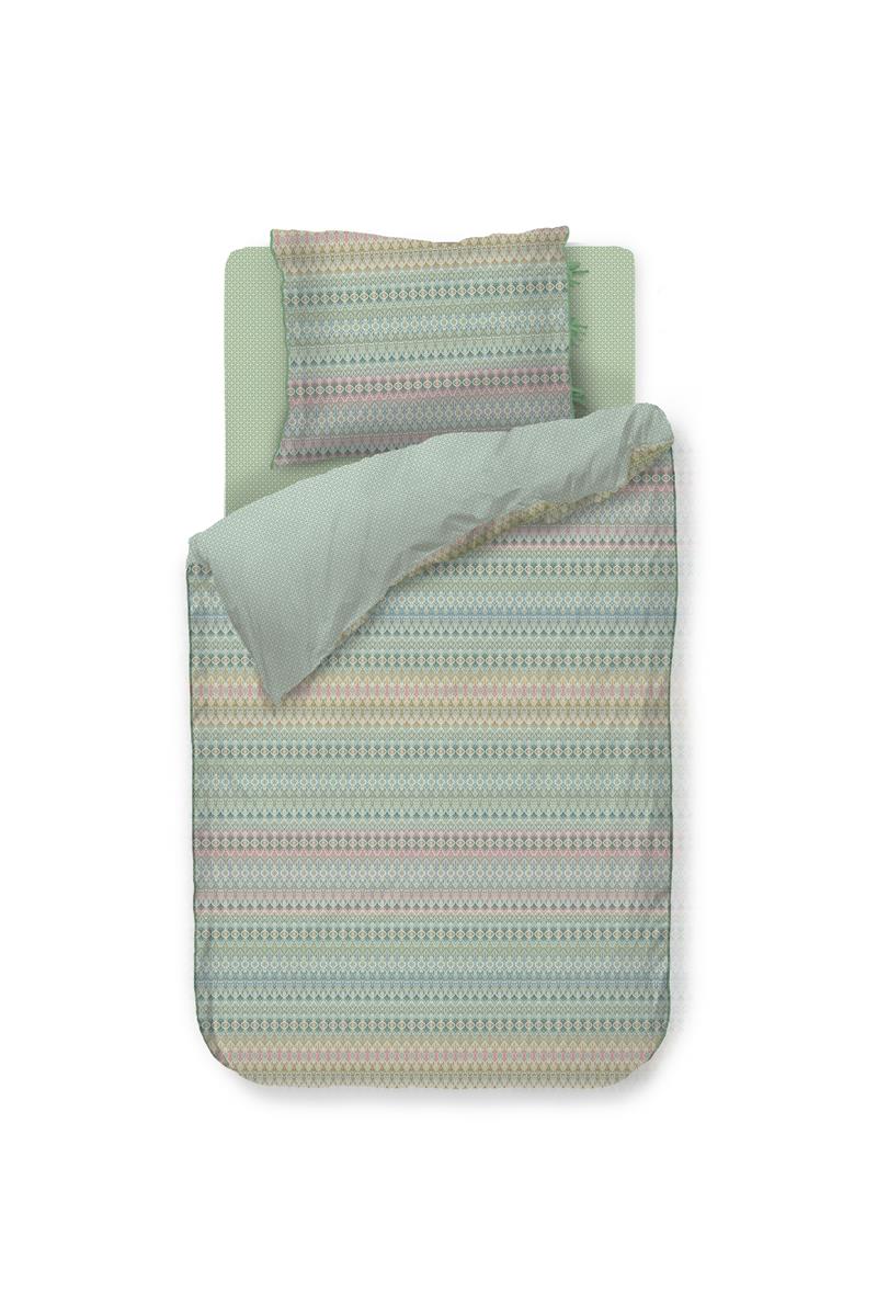 Pip Studio dekbedovertrek Ashanti - 140x200/220 cm - groen