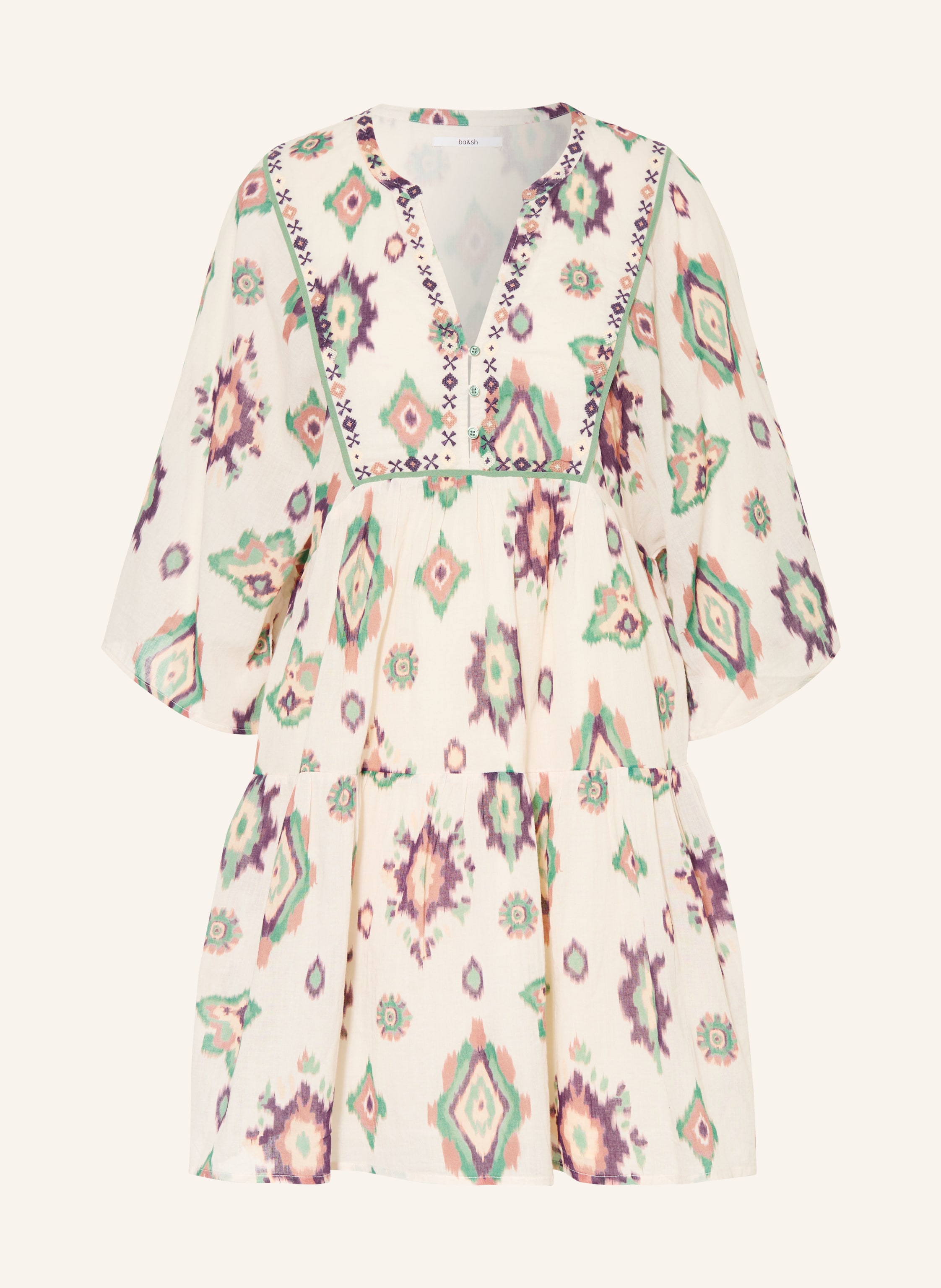 ba&sh Kleid OLALIE mit 3/4-Arm