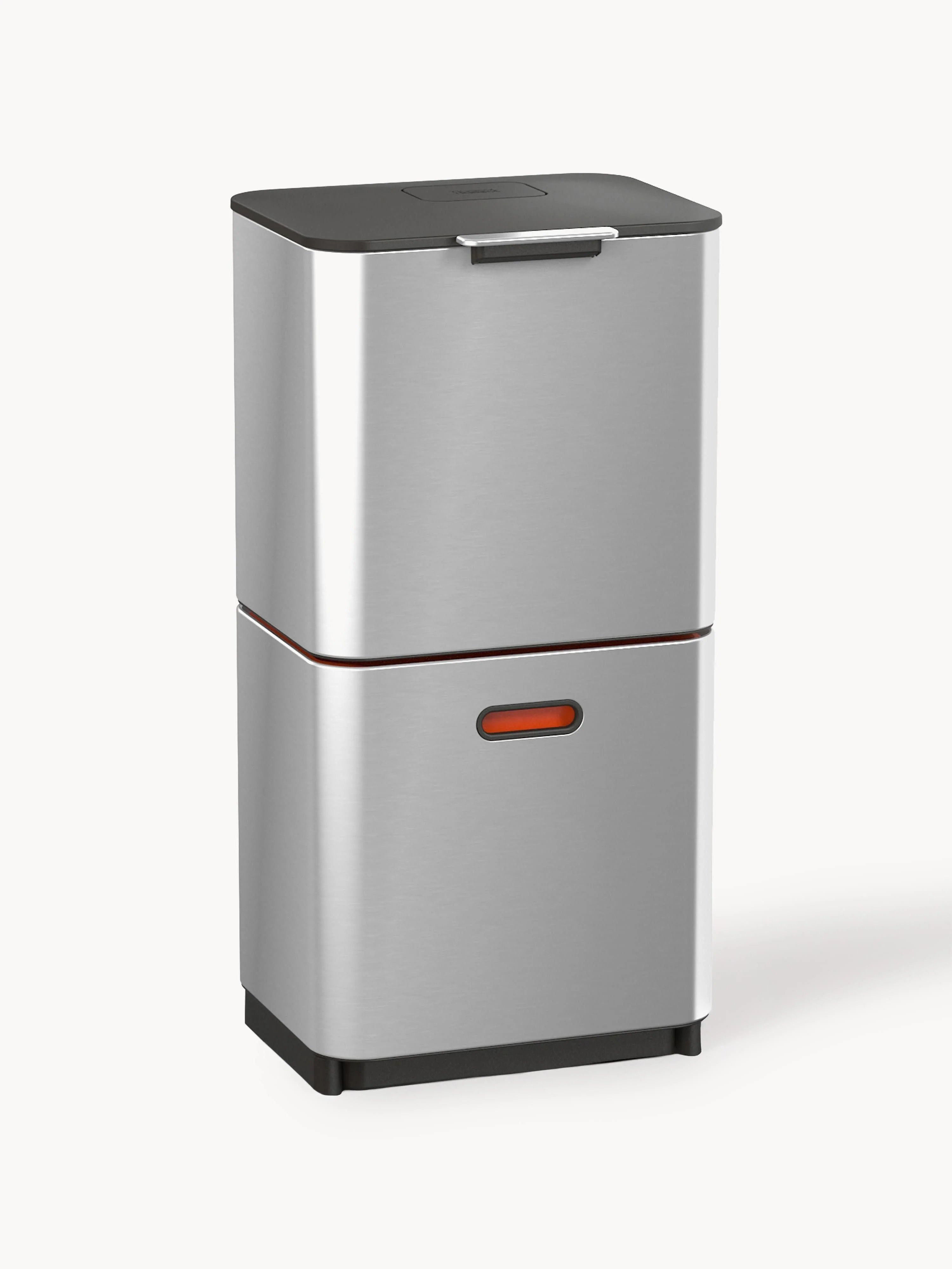 Abfalleimer Totem mit separater Recycling-Einheit, 2 x 30 L