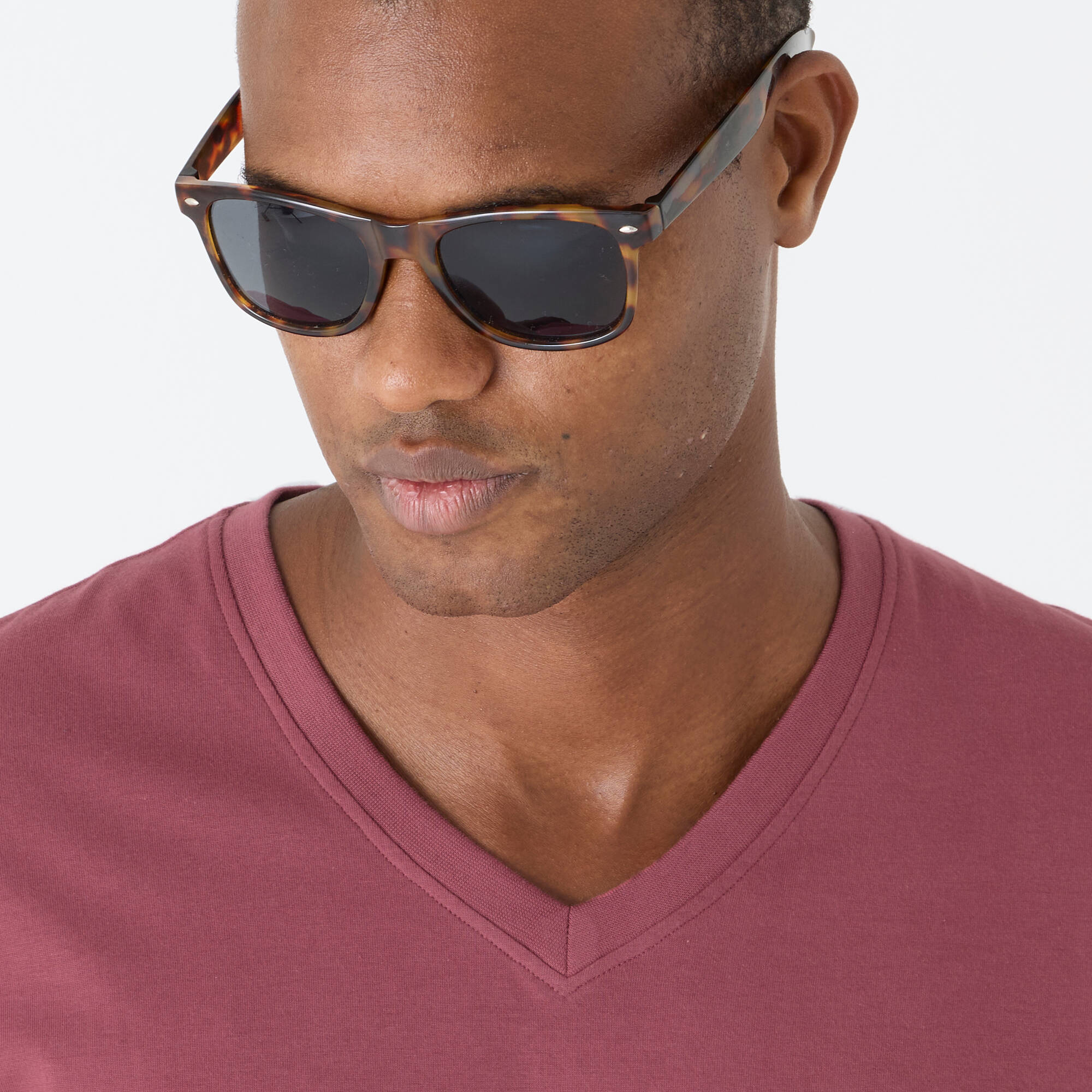 Tee-shirt col V manches courtes - lot de 3