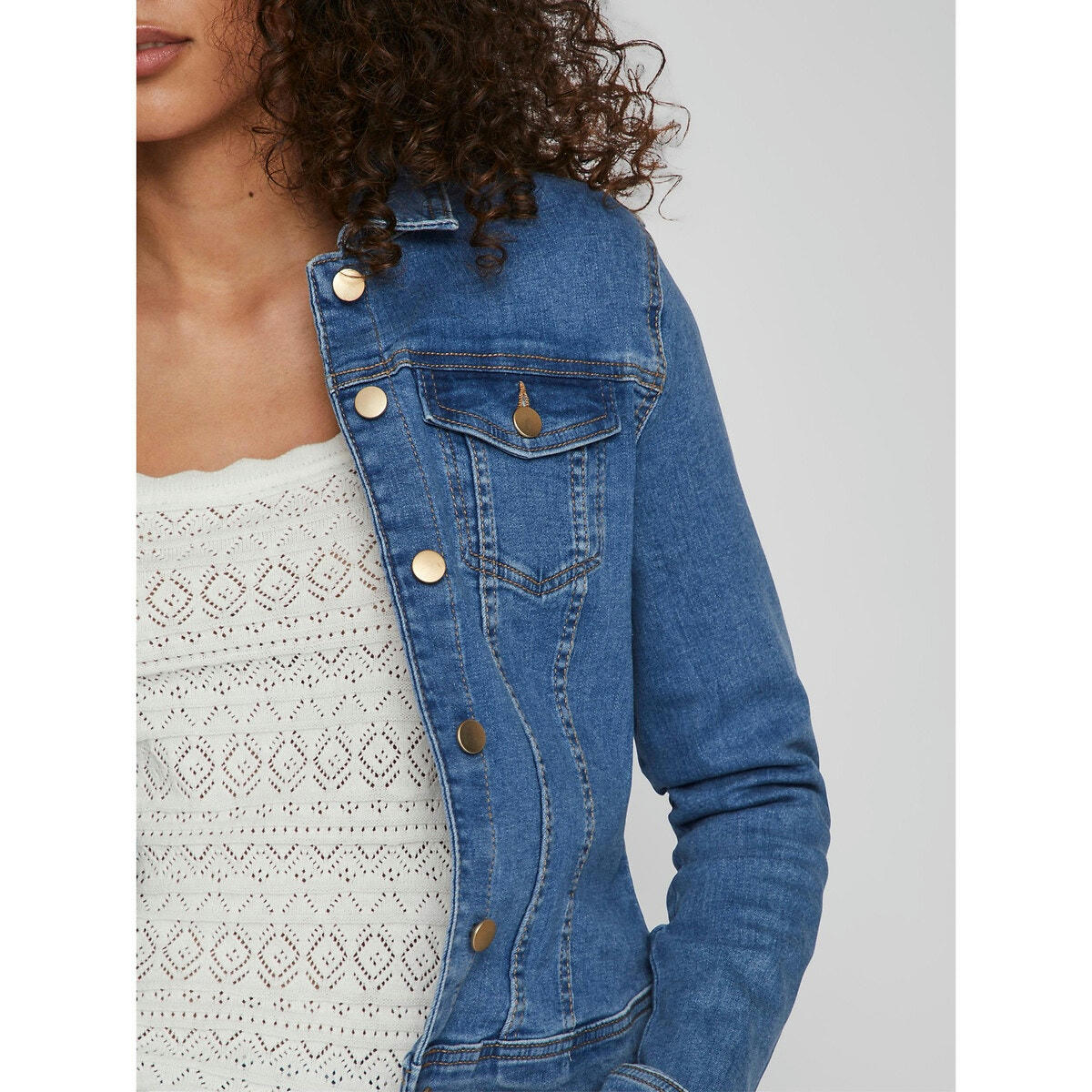 Veste courte en jean