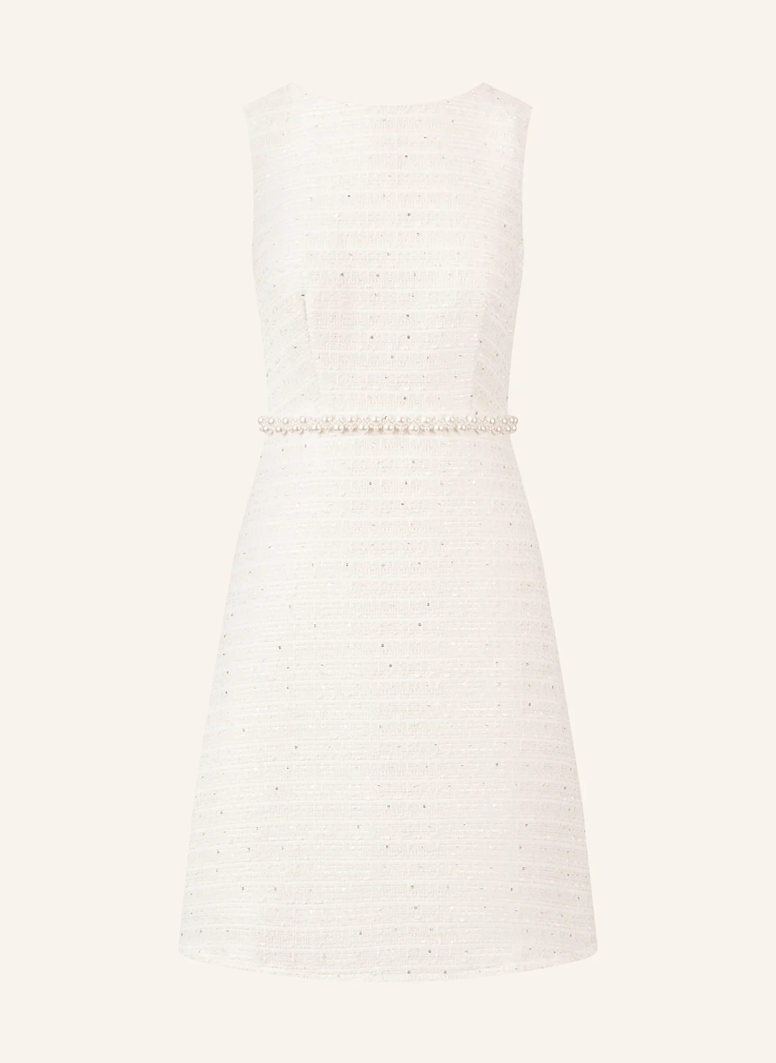 APART Cocktailkleid mit Schmuckperlen und Glitzergarn