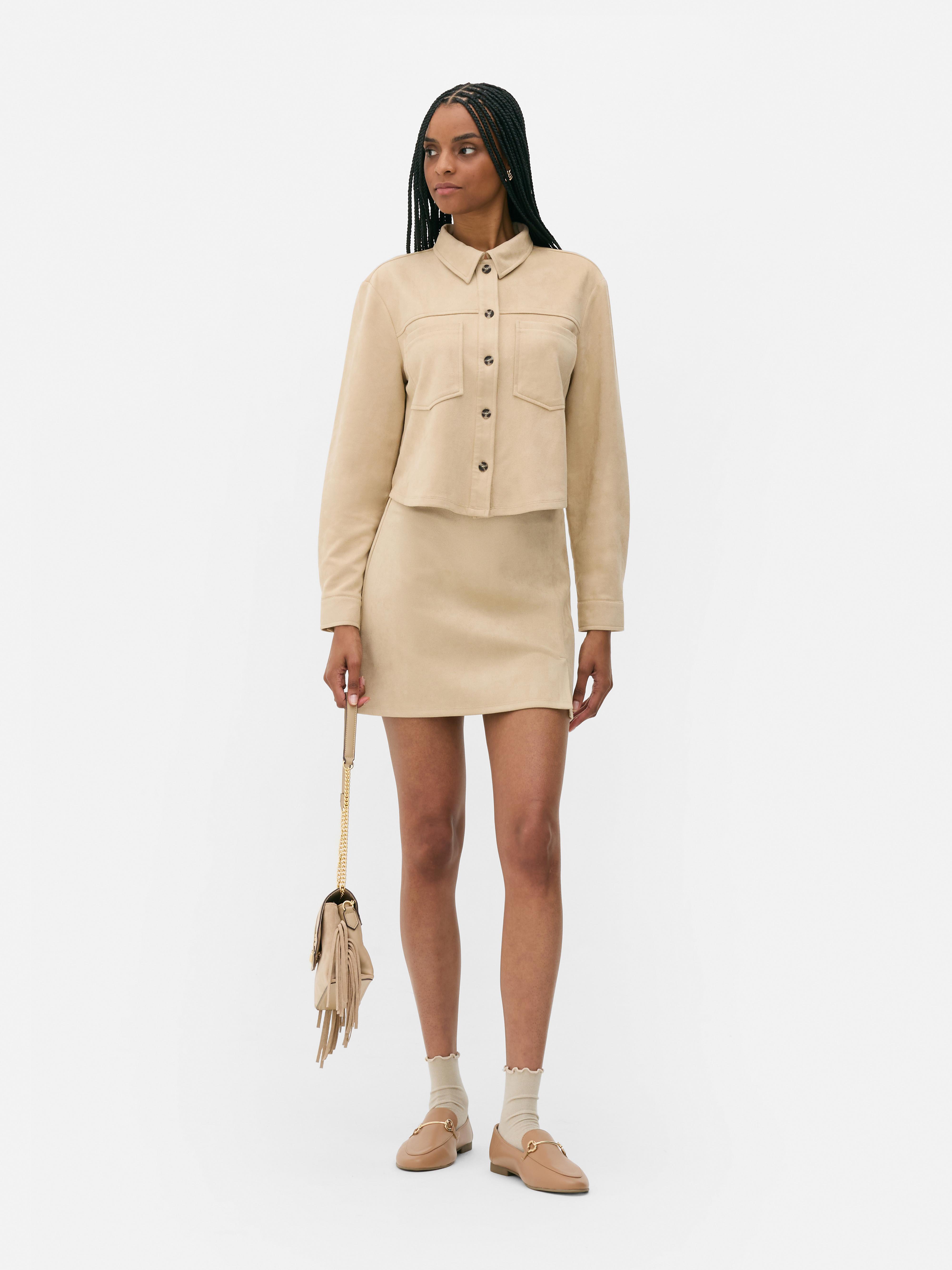 Split Hem Mini Skirt