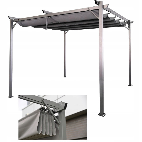 Pergola Tarasowa Hardmaister Sprint 3x3 Metalowa Altana Ogrodowa