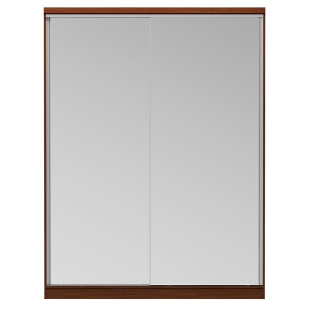GUARDA-ROUPAS 2 PORTAS C/ESPELHO FRIZ