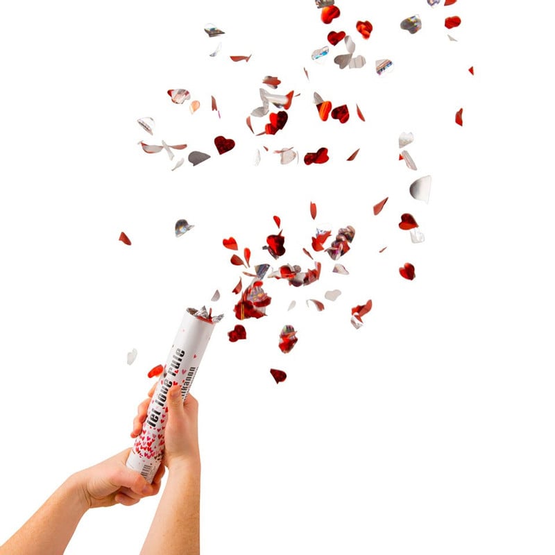 Confettikanon - hartjes